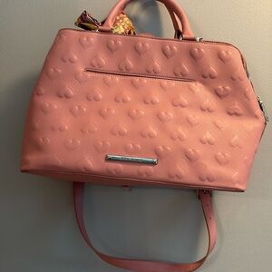 BETSEY JOHNSON LARGE PINK BAG